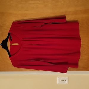 Blouse, cherry red, size XL